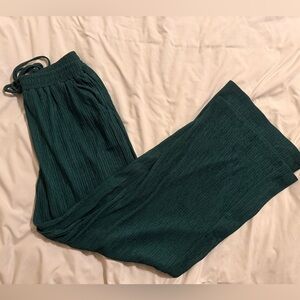 Chic Forest Green Wide Leg Pants
